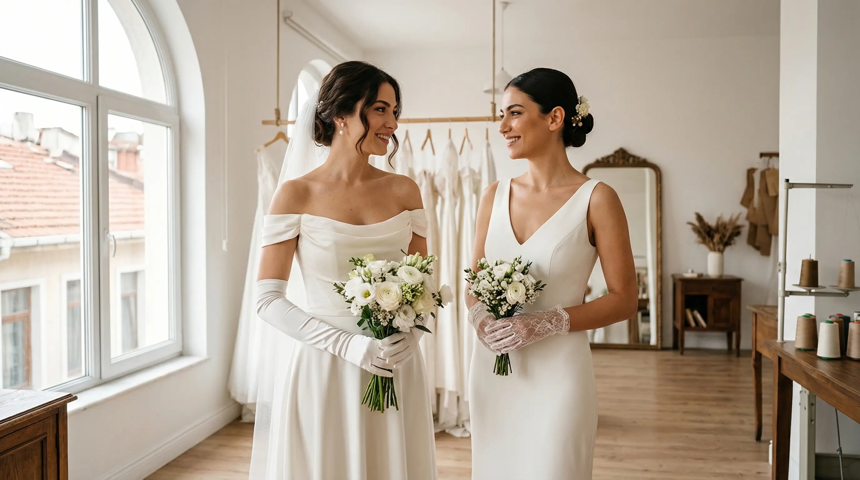 Gelinlikte Eldiven Modası: Kısa mı, Opera Boy mu?