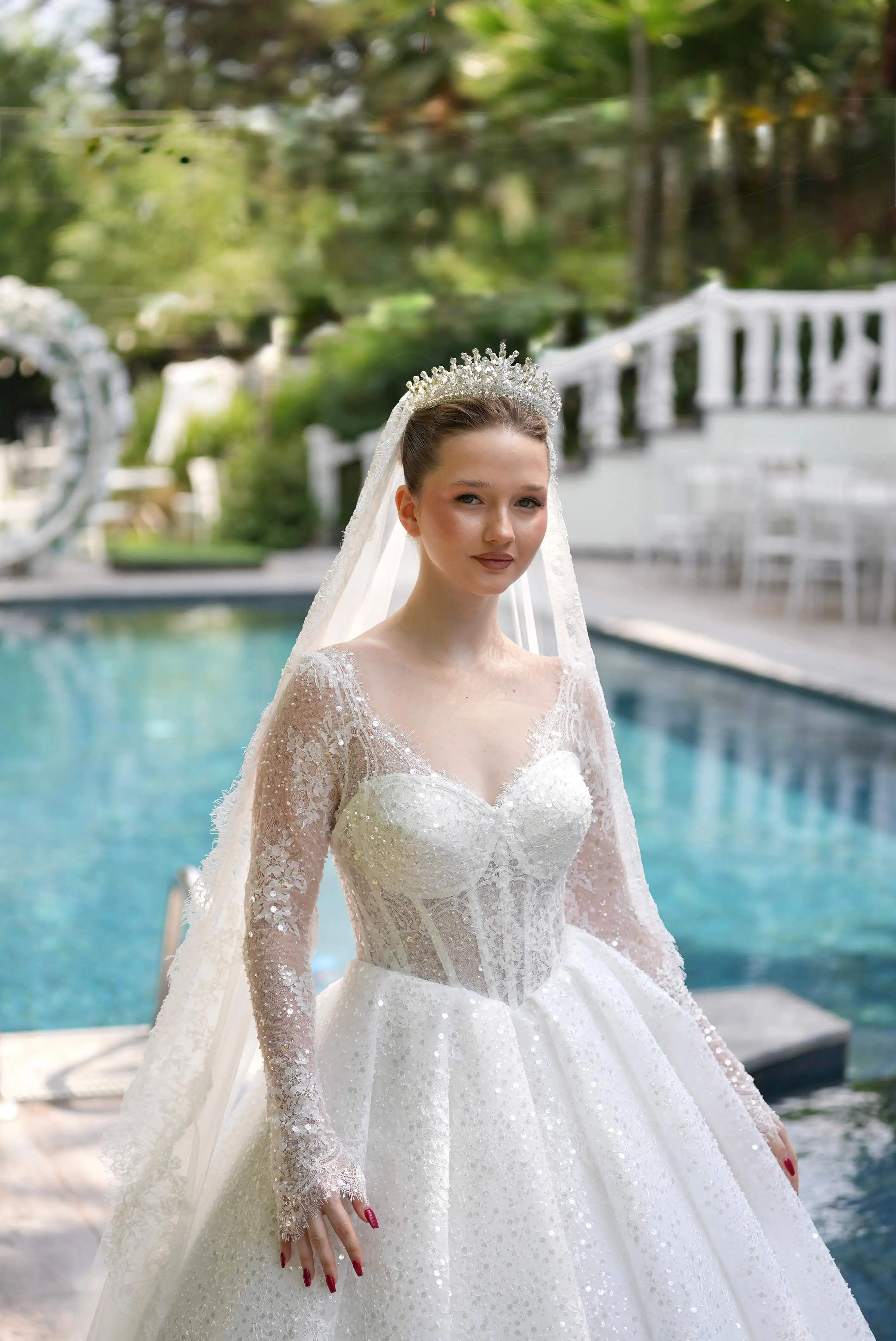 Isabella - Swarovski Işıltılı Ön Görünüm