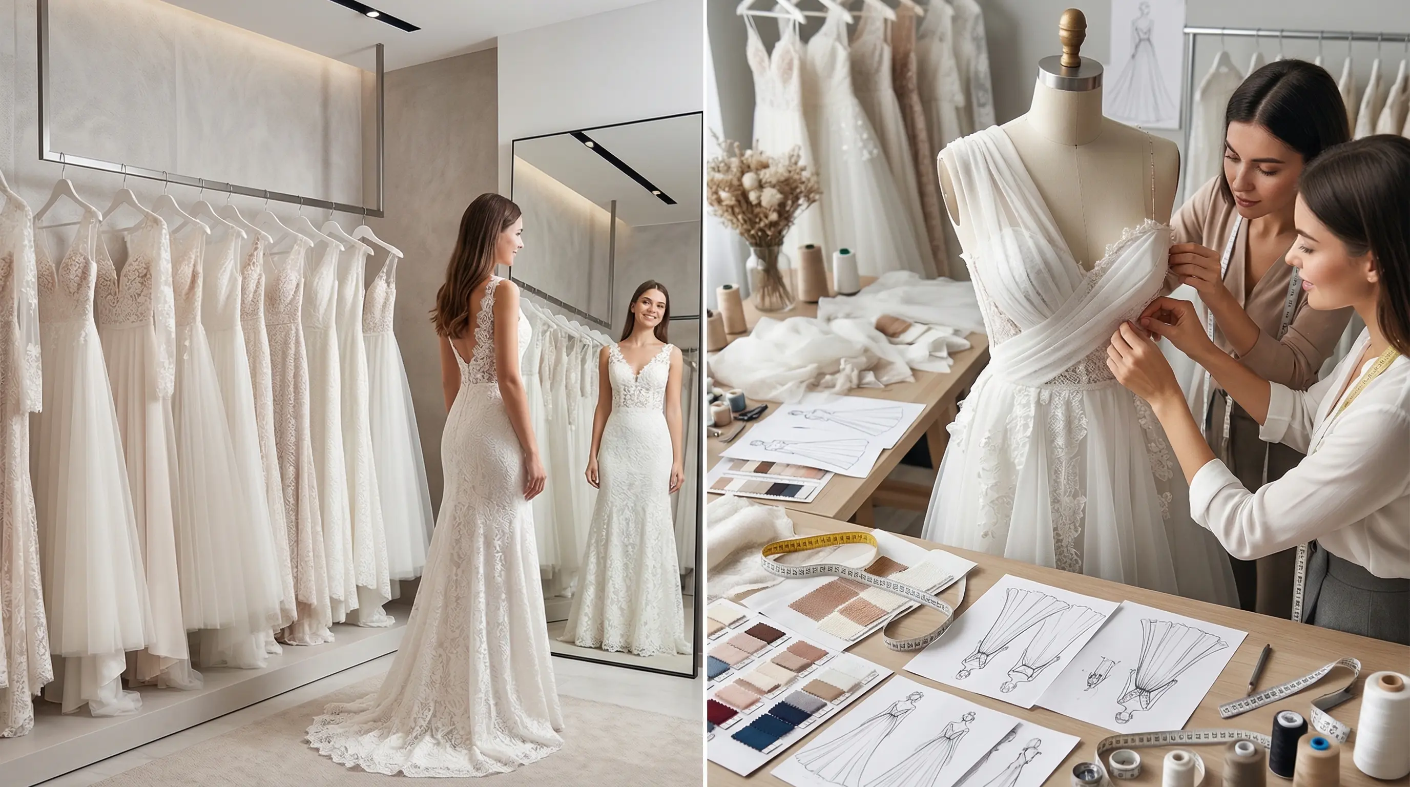 Hazır Giyim Gelinlik mi, Özel Dikim mi? Artılar ve Eksiler