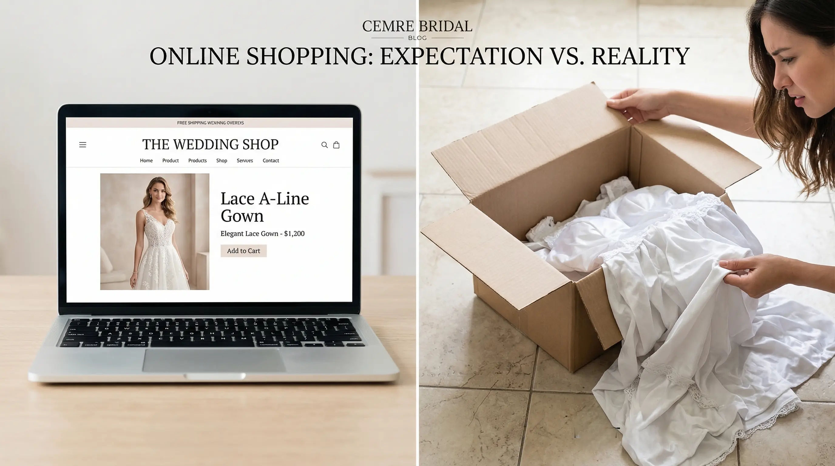 İnternetten Gelinlik Almanın Püf Noktaları ve Riskleri