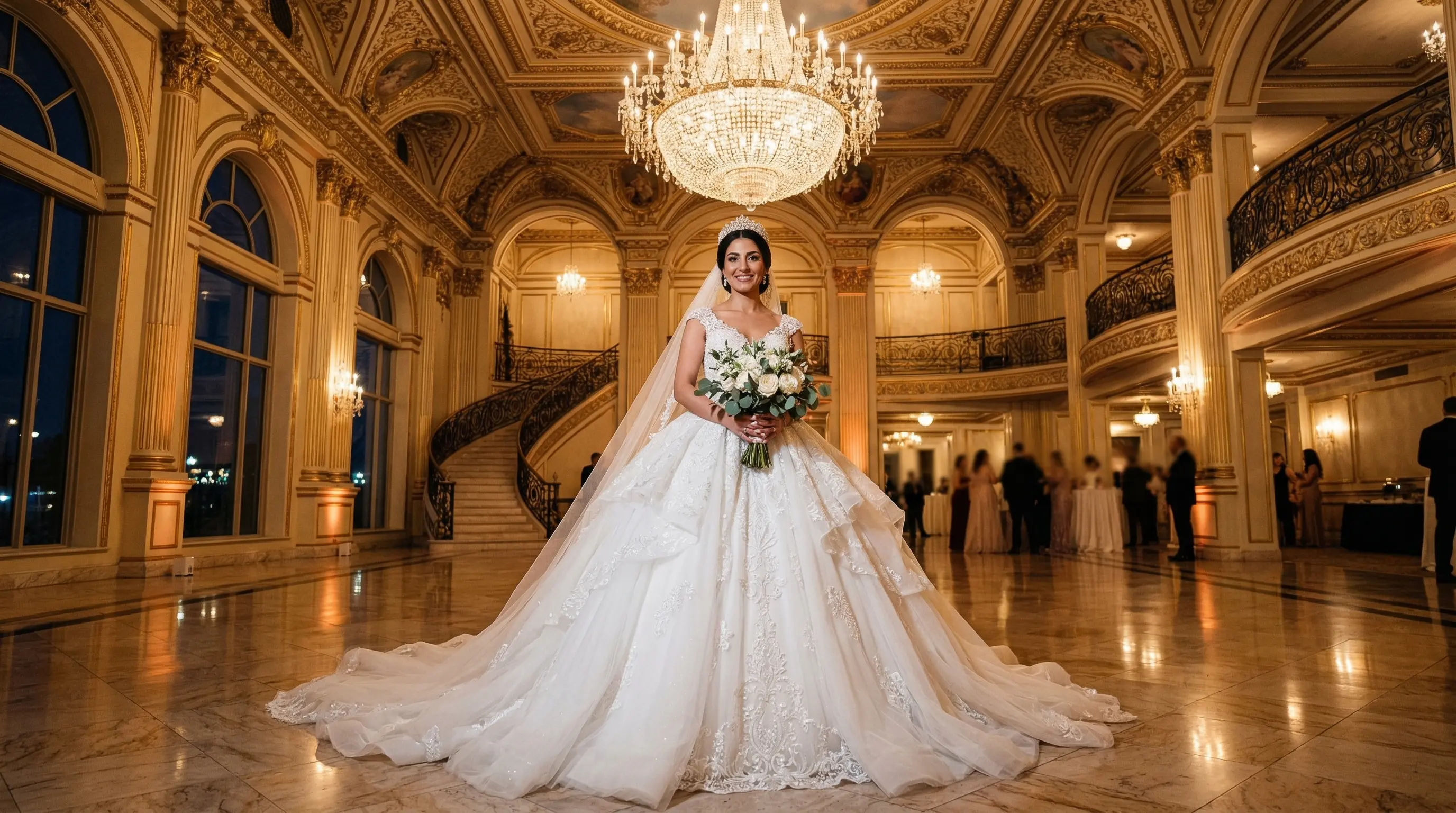 Otel ve Salon Düğünleri İçin Prenses Kesim ve Gösterişli Modeller