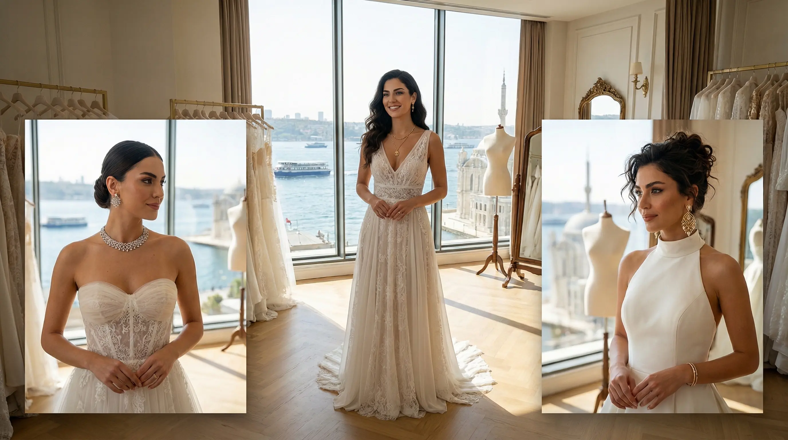 Takı Seçimi: Gelinliğin Yaka Kesimine Göre Kolye ve Küpe Uyumu