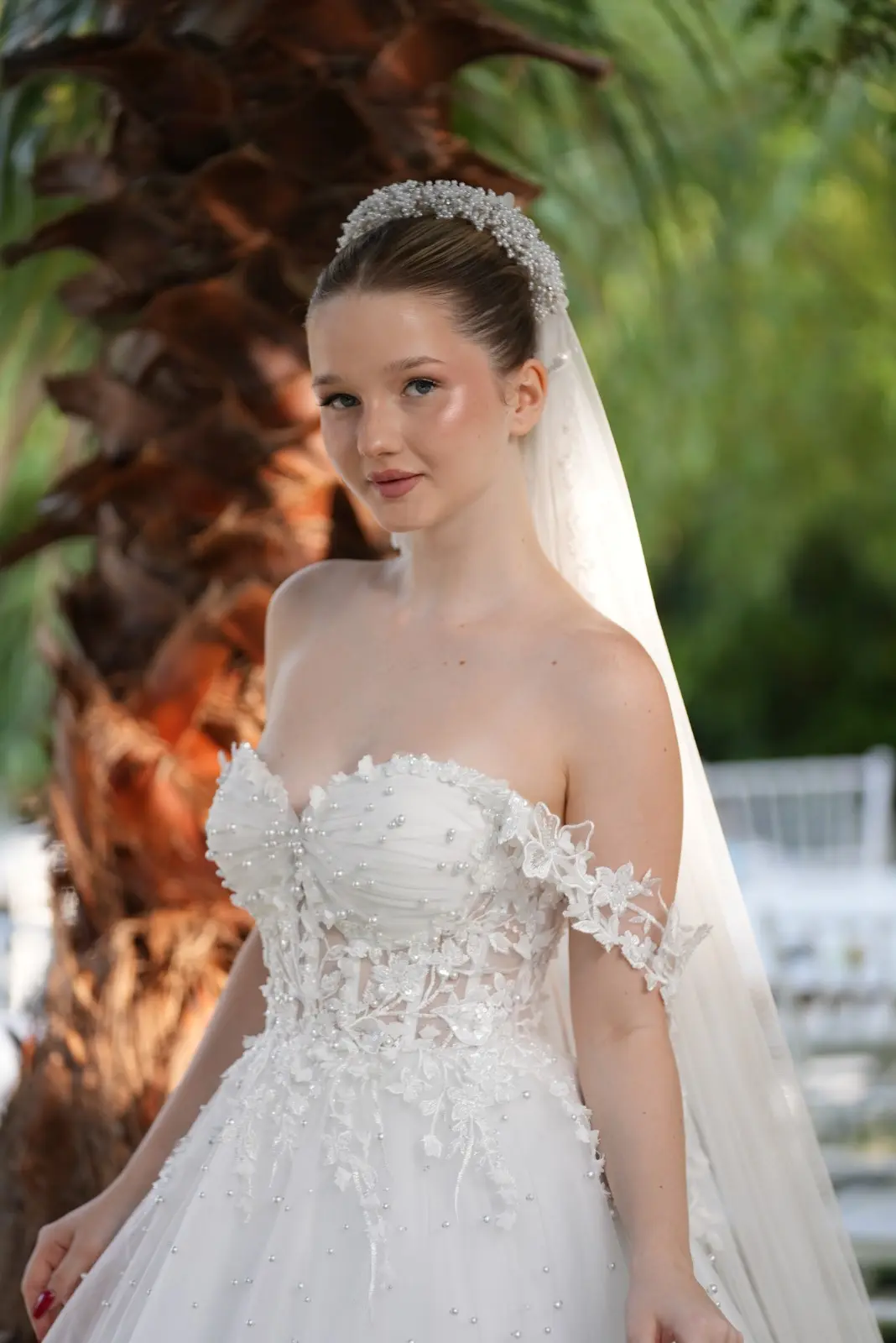 Elysia - Floral Dantelli Ön Görünüm