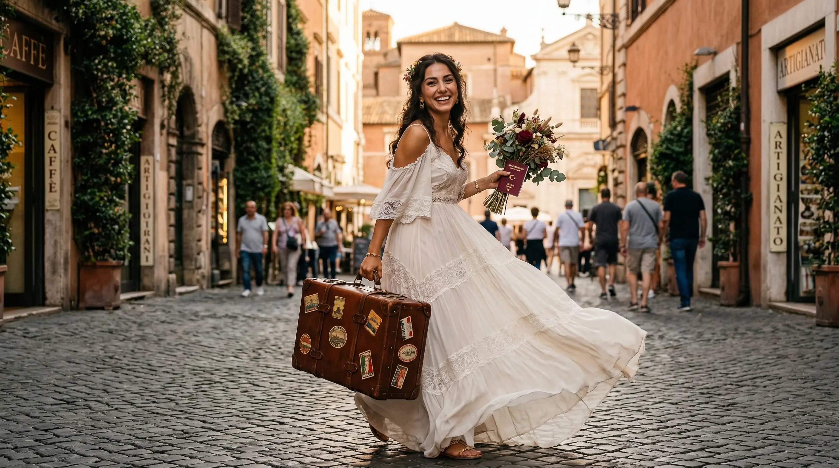 Destinasyon Düğünleri: Bavula Sığabilen ve Kırışmayan Gelinlikler