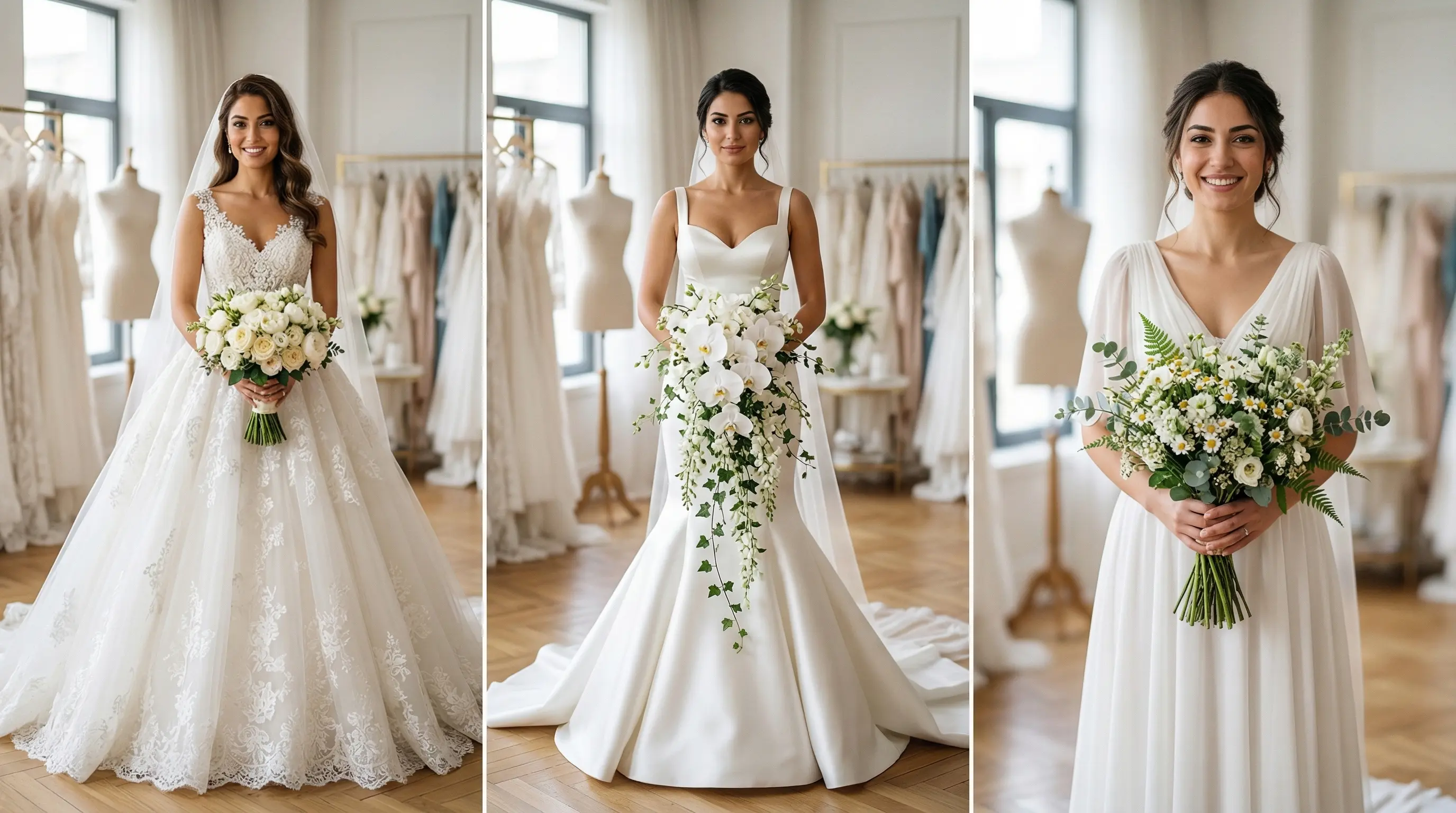 Gelin Buketi ve Gelinlik Uyumu: Hangi Modele Hangi Çiçek?