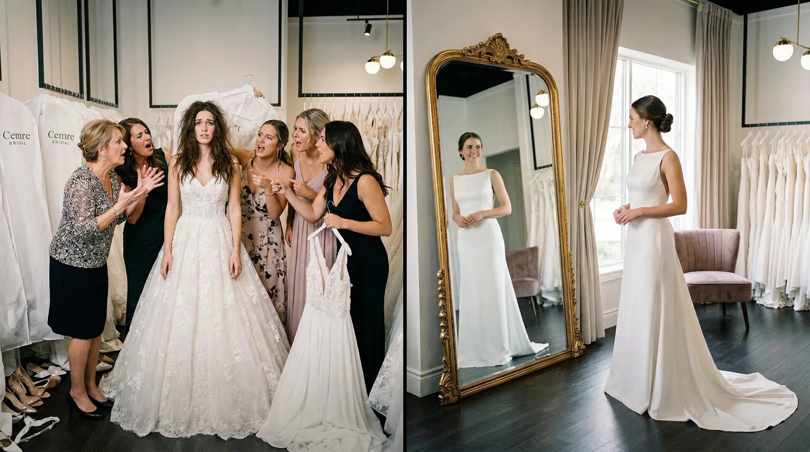 Gelinlik Alışverişine Kiminle Gitmelisiniz? (Kalabalık Grupların Dezavantajları)