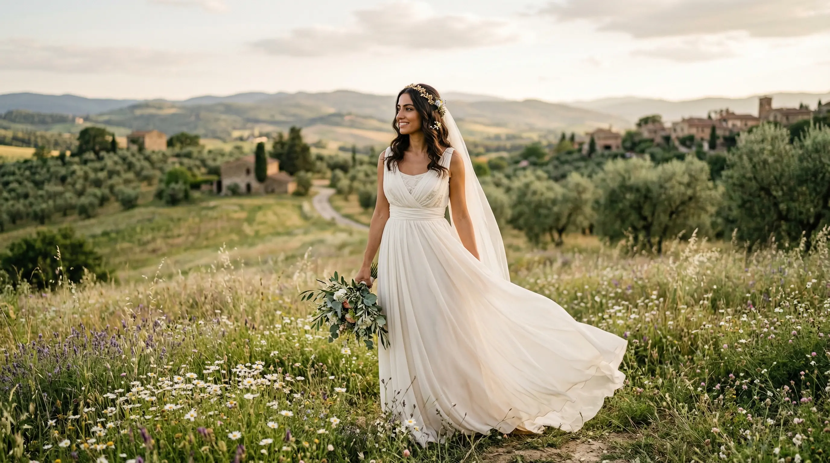 Kır Düğünleri İçin Uçuş Uçuş Helenistik Gelinlik Modelleri